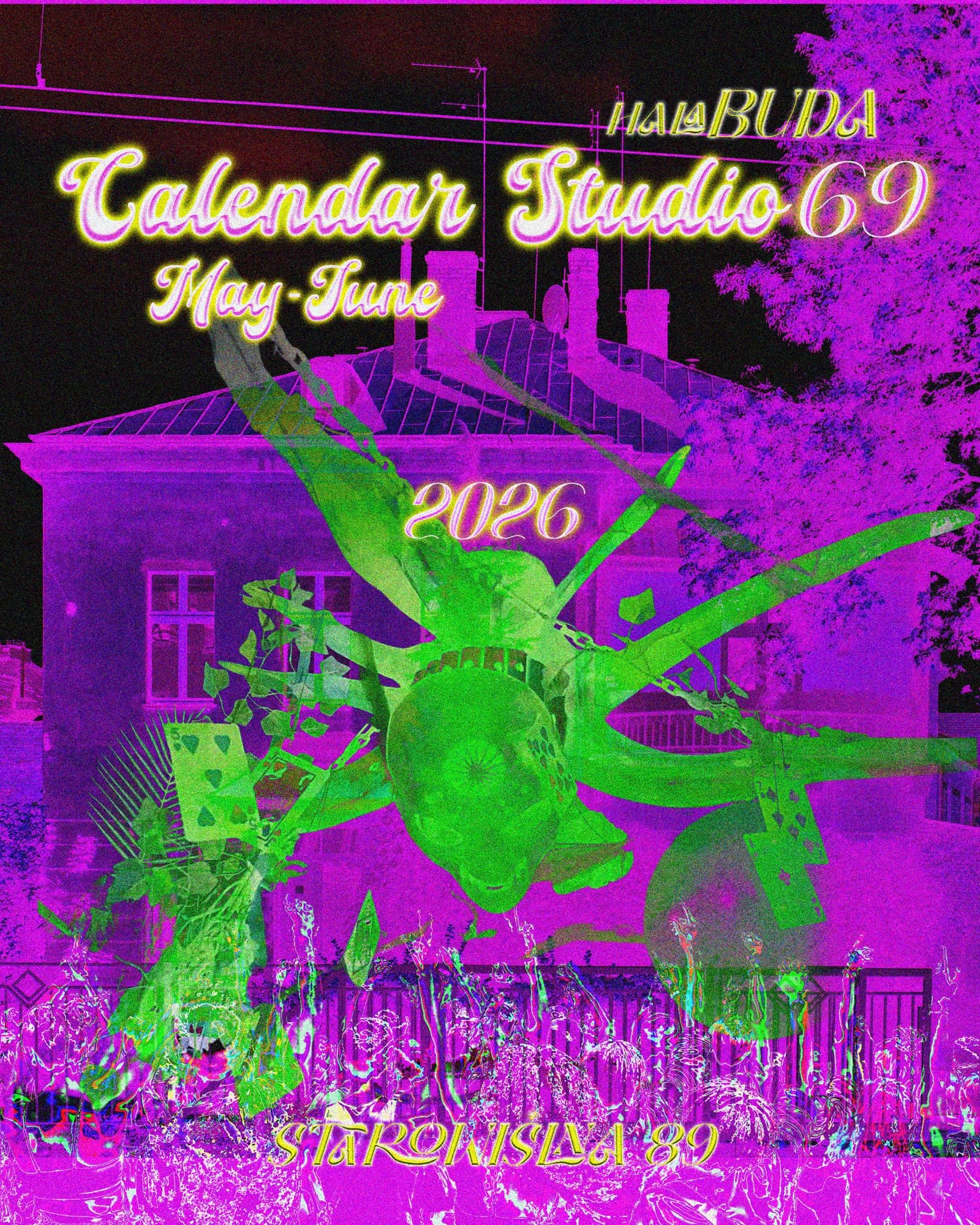 Studio 69 May–June 2026 programme calendar cover