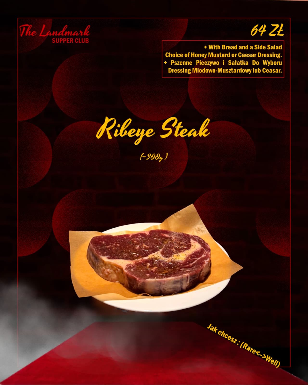 Menu page, dish detail