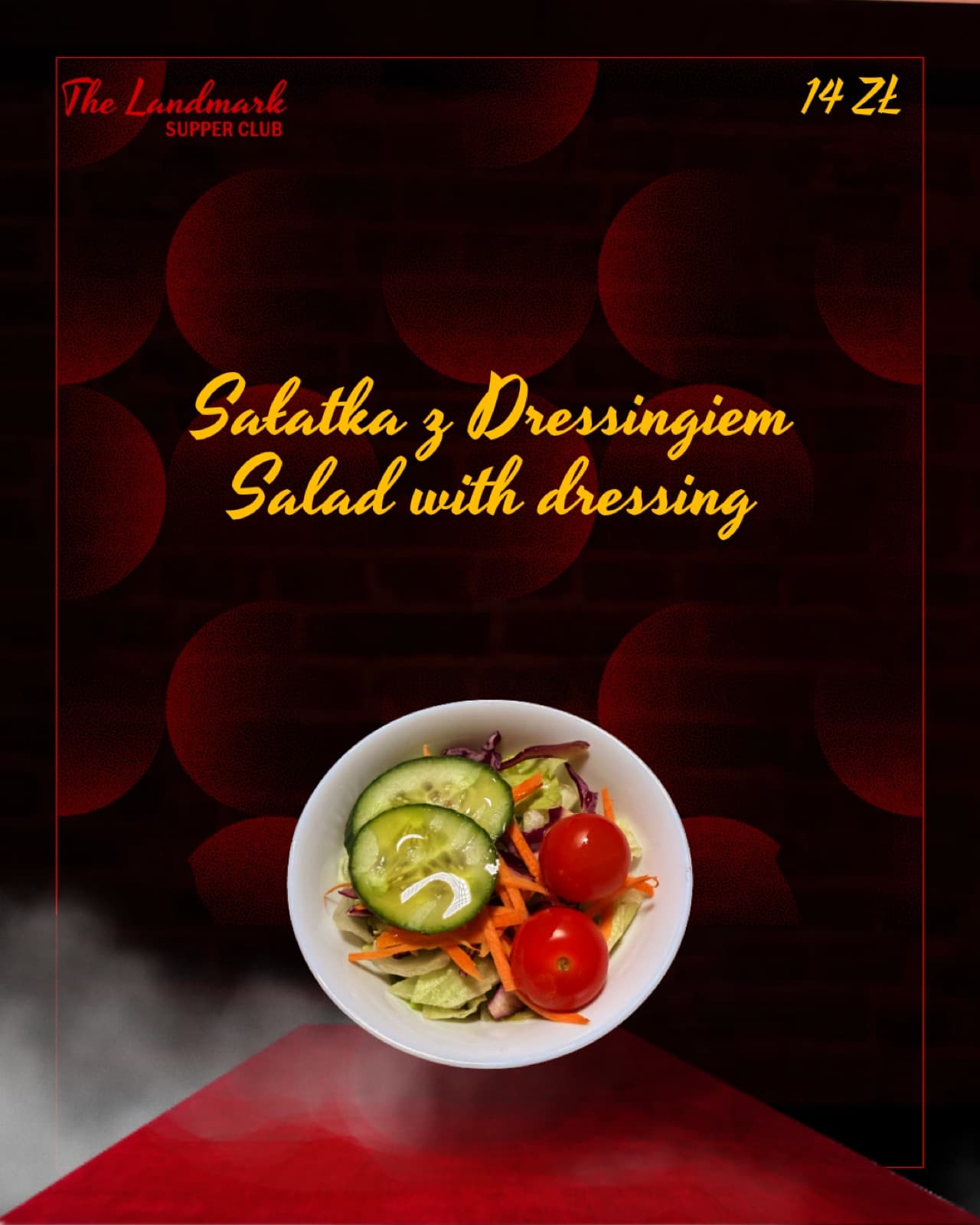 Menu page, dish detail