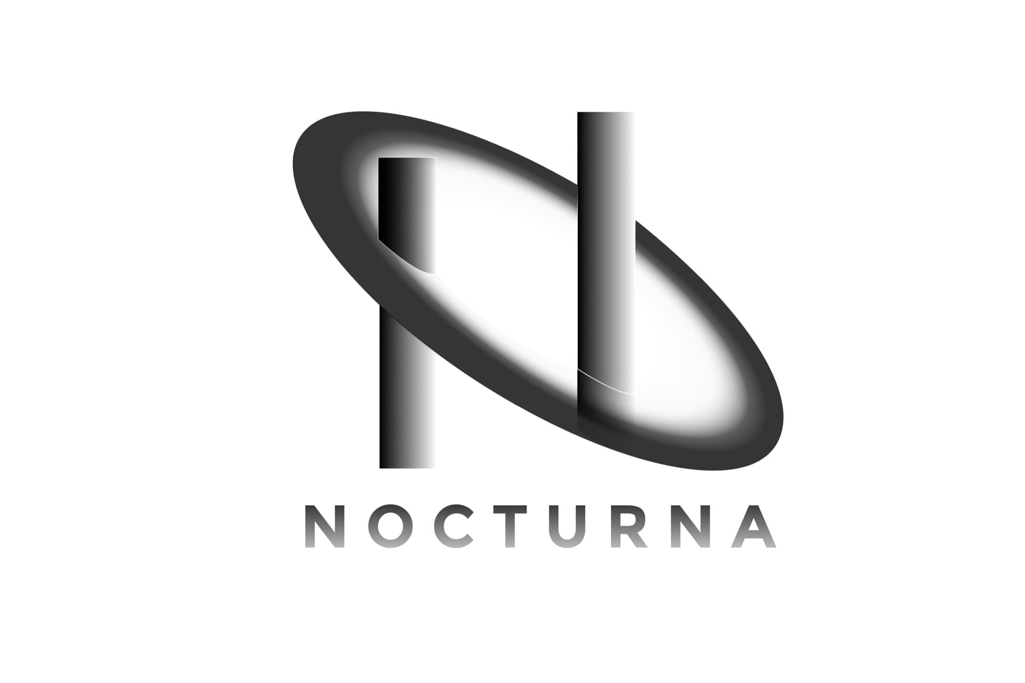 NOCTURNA promotional graphic with editorial typography